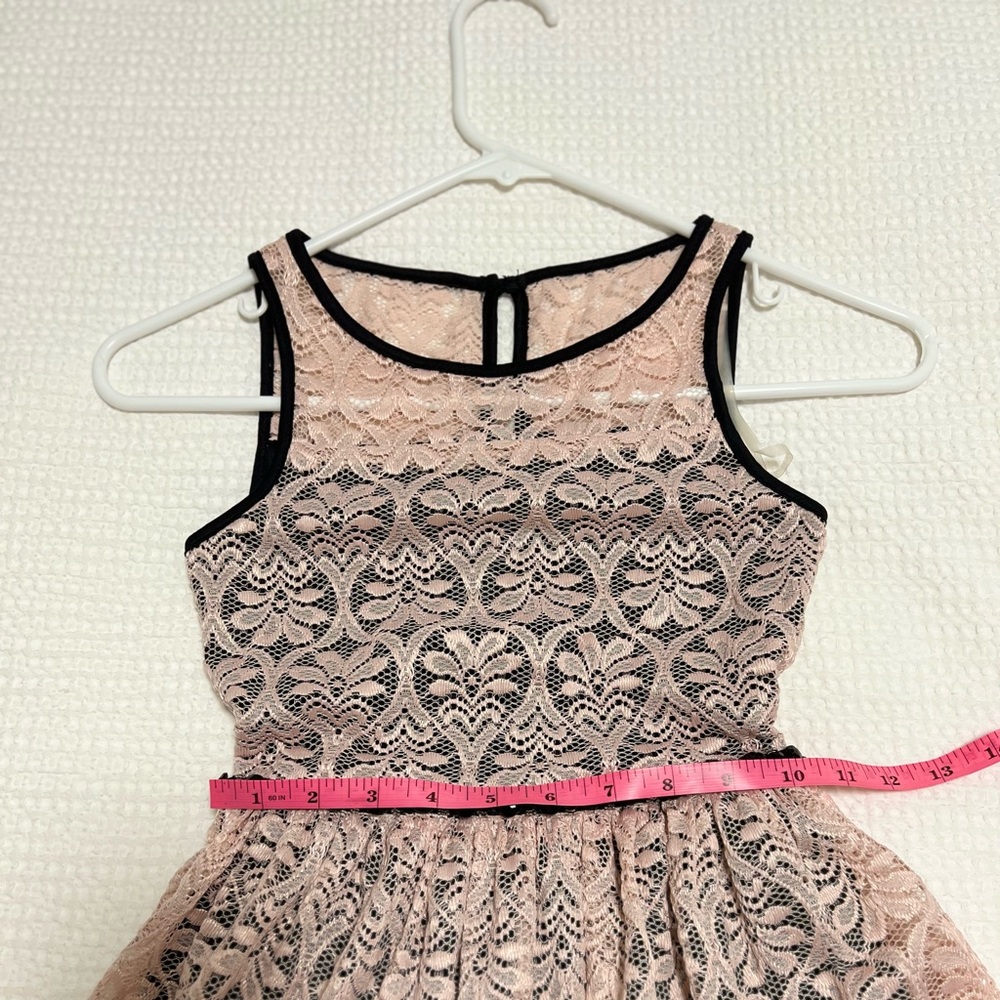 Speechless Blush Pink Lace Dress - Picture 9 of 10